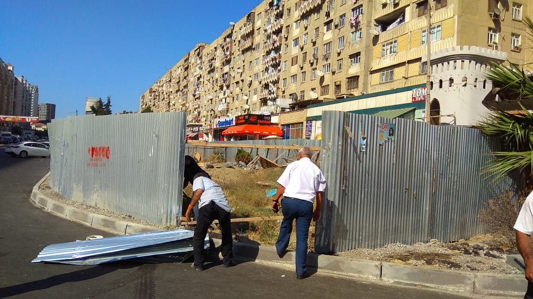 Bakı Meriyası söküntüləri davam etdirir    - FOTOLAR