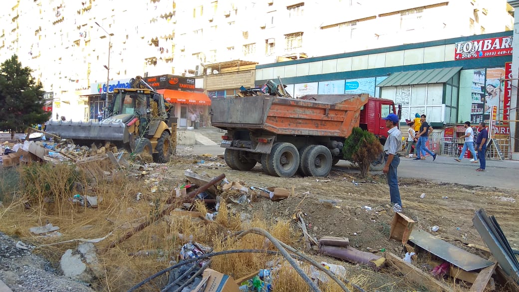 Bakı Meriyası söküntüləri davam etdirir    - FOTOLAR