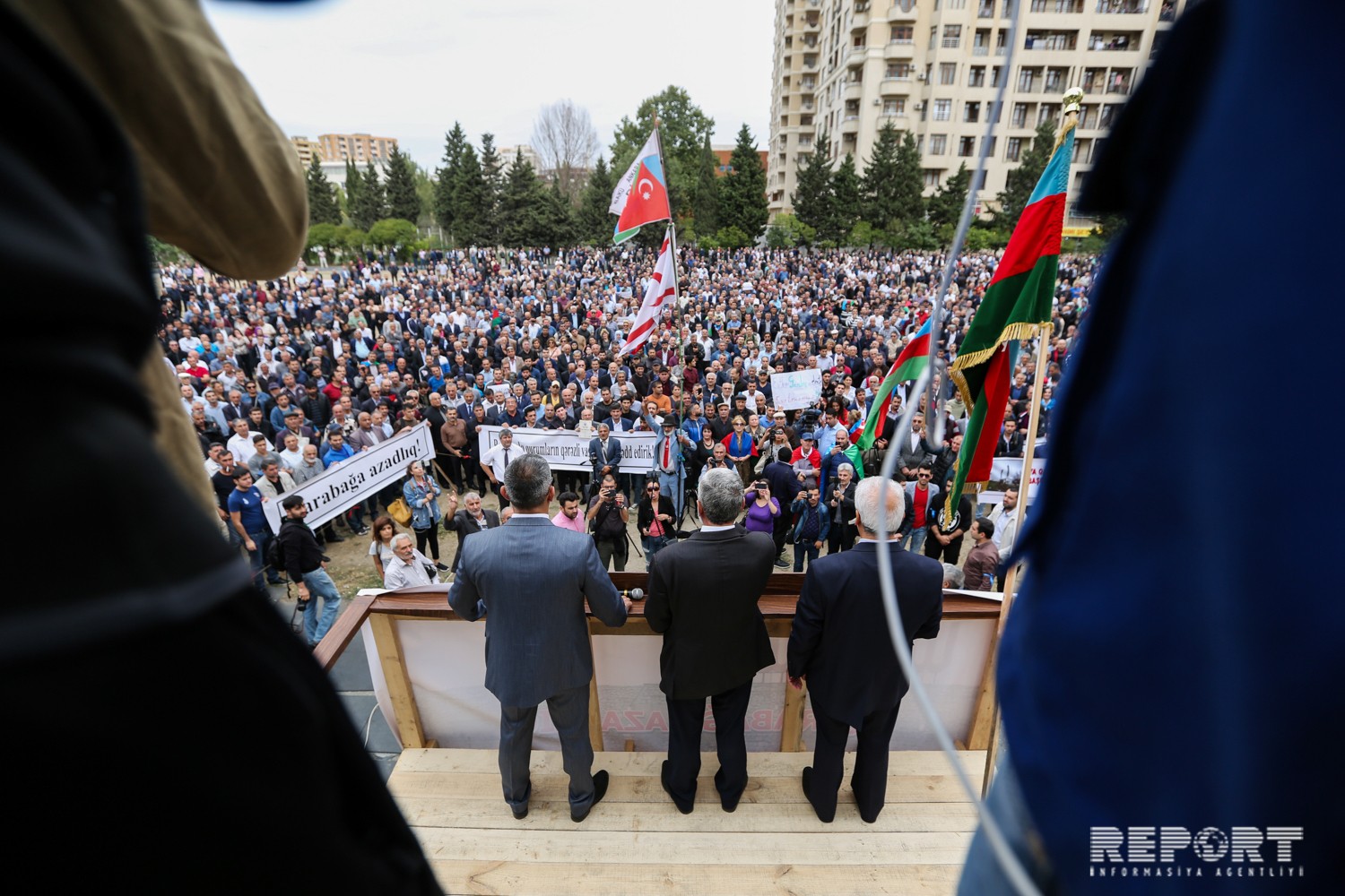 Mitinqdə ictimai asayişin pozulması halları qeydə alınmayıb -  RƏSMİ