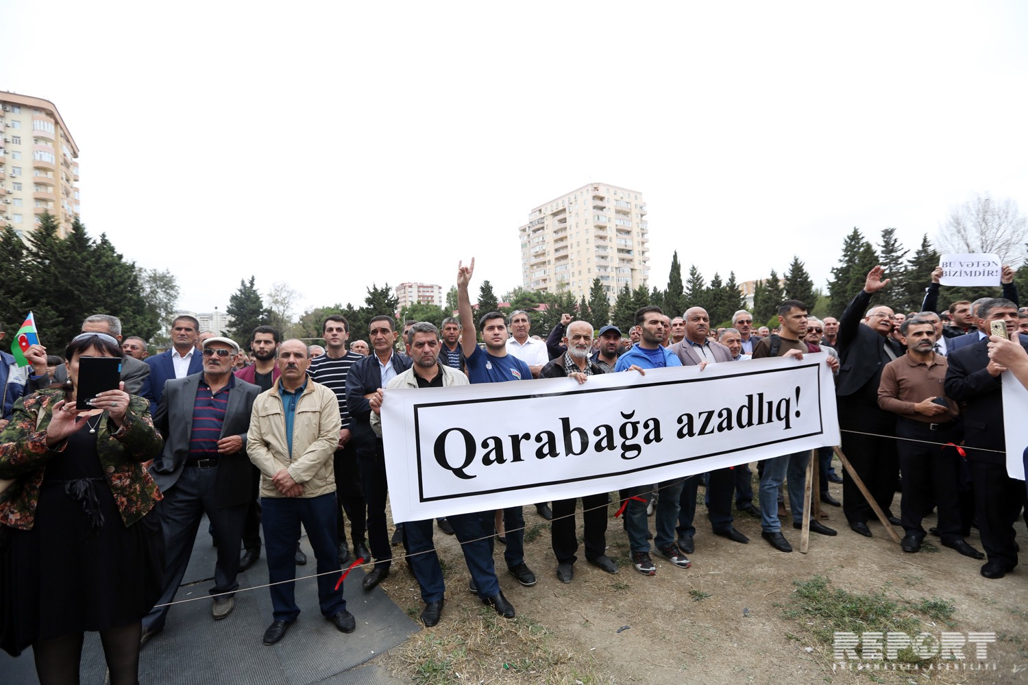 Mitinqdə ictimai asayişin pozulması halları qeydə alınmayıb -  RƏSMİ