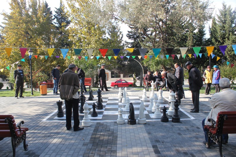 Nizami rayonunda istirahət parkı istifadəyə verildi    - FOTOLAR