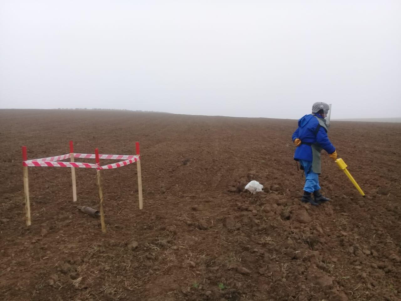 Füzulidə top mərmisi tapıldı -  FOTO