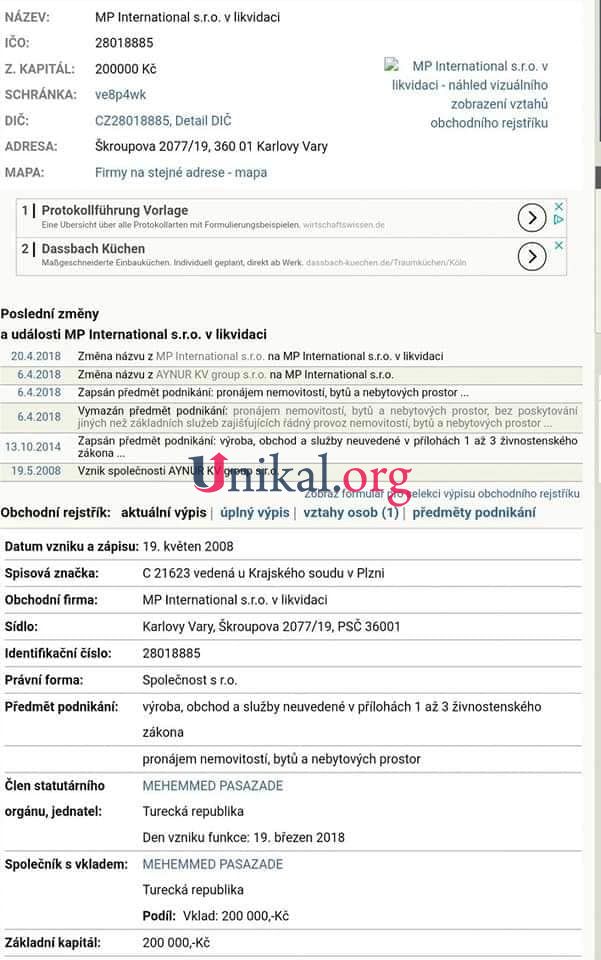 Şeyx Çexiyadakı mülklərini oğlunun adına keçirib   -  RƏSMİ (FOTOLAR)