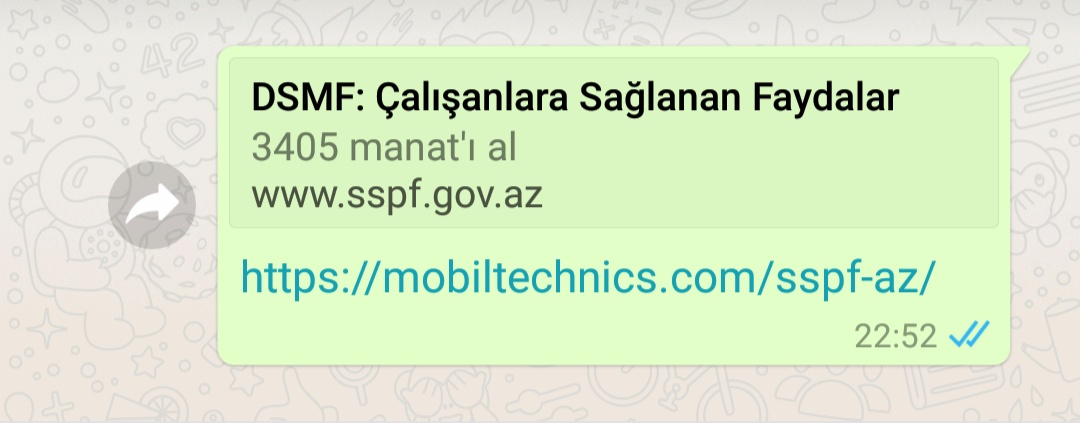 Nazirlikdən həyacan siqnalı -  Whatsappda bu mesajı açmayın!