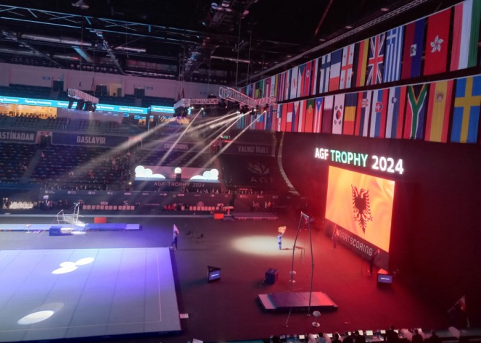 Bakıda bədii gimnastika üzrə Avropa Kubokunun açılışı oldu